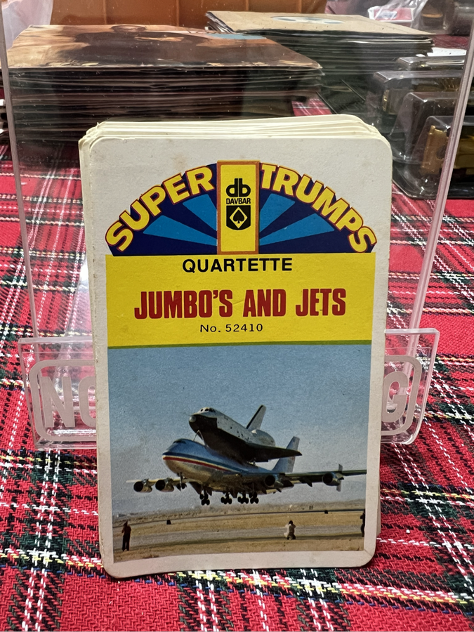 Vintage Super Trump Cards - 4 Complete Packs