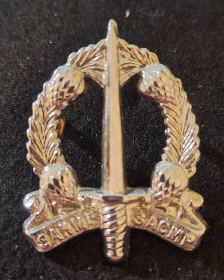 SADF -- MP CAP BADGE - SCREWS INTACT