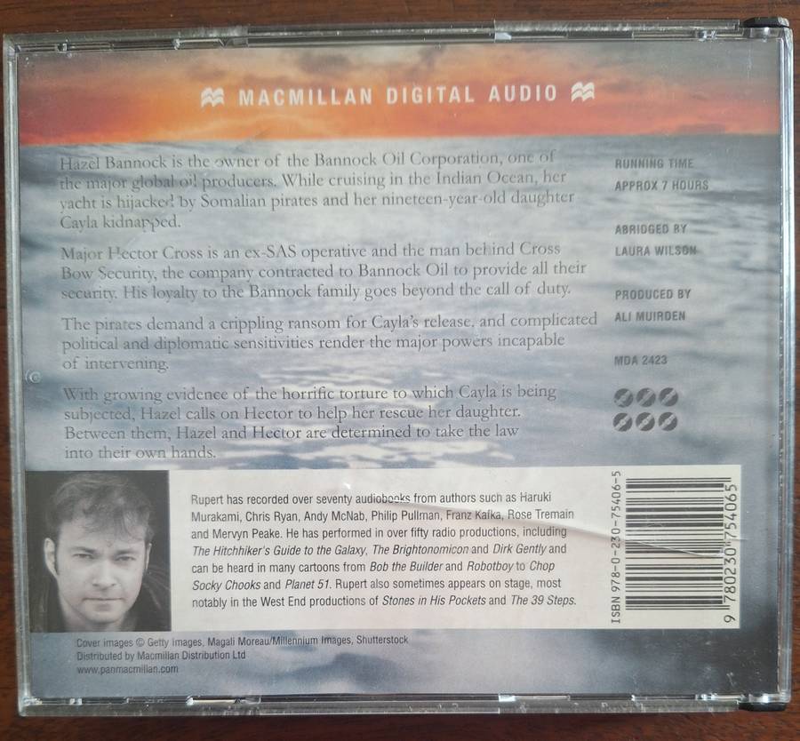 AUDIO BOOK - WILBUR SMITH - THOSE IN PERIL - READ BY RUPERT DEGAS - 6 CD SET