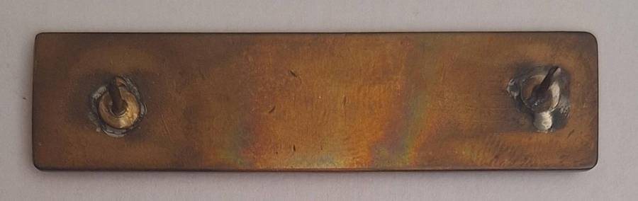 SADF / SANDF FULL SIZE STRPOUT DRESS NAME BADGE - GROBELAAR - PINS INTACT