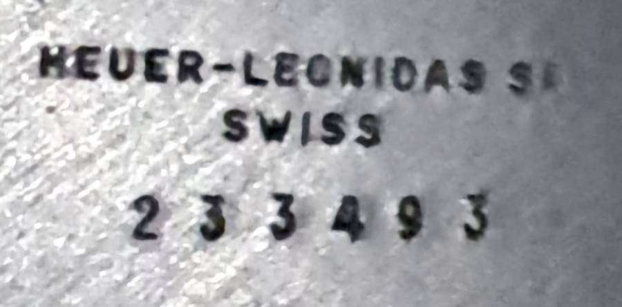 1971 Vintage Heuer Ref.570 58,5mm Leonidas Rattrapante Stopwatch Steve McQueen's "Le Mans" Movie