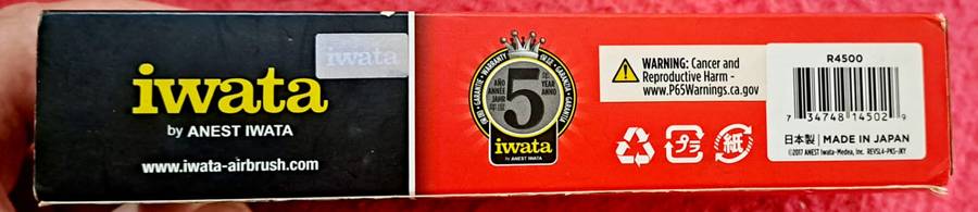 Iwata Revolution HP-CR Airbrush + Plus Mint Condition