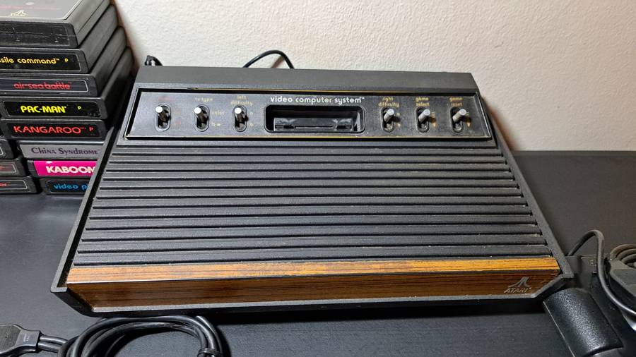 1970's Vintage ATARI CX-2600 Gaming Bundle (Read Description)