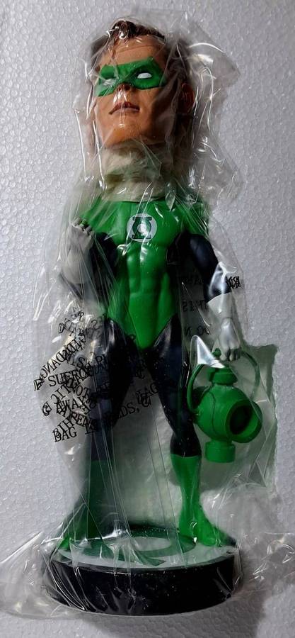 2011 NECA - Green Lantern Bobble Head Statue 20cm - Mint In Box!