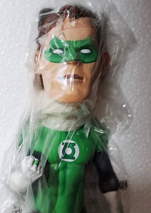 2011 NECA - Green Lantern Bobble Head Statue 20cm - Mint In Box!