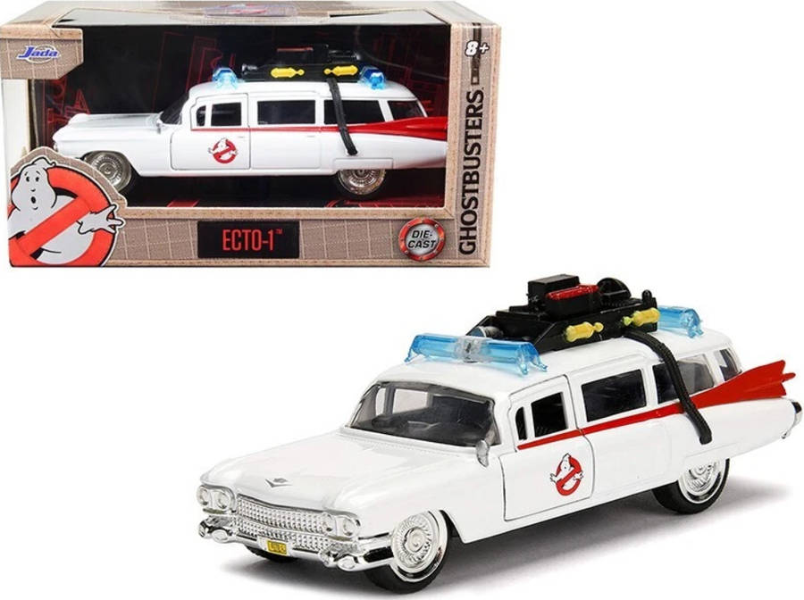 Jada - Ghostbusters Movie - Cadillac Ambulance - Ecto-1 - 1/32 Diecast Model Car