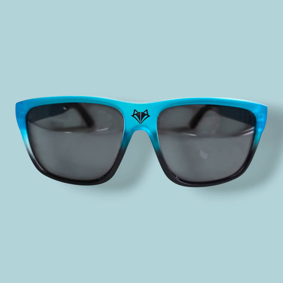 SEPFOX Polarized Sunglasses - Beach Blue - Black Polarized Lenses