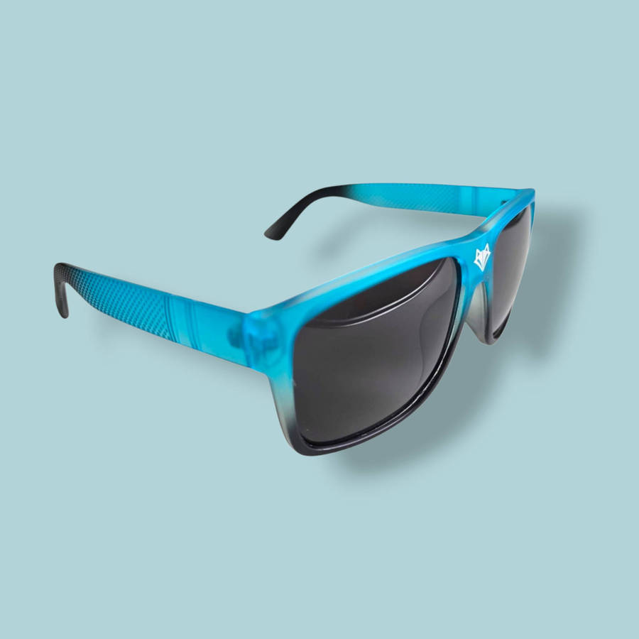 SEPFOX Polarized Sunglasses - Beach Blue - Black Polarized Lenses