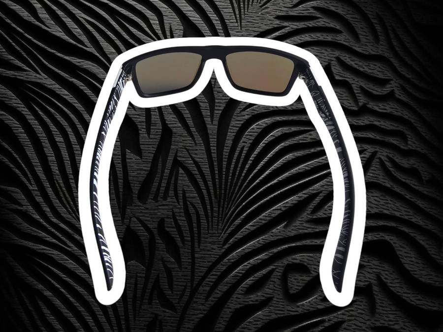 SEPFOX Polarized Sunlasses - Matte Black Frame - Blue Polarized Lenses