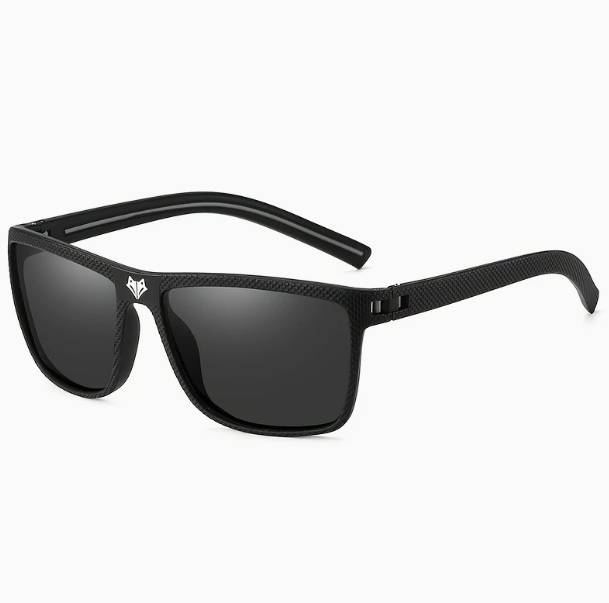 NEW! SEPFOX Polarized Sunglasses -  Textured Matte Black Frame - Black Polarized Lenses