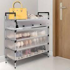 High-Quality 5-Layer Large-Capacity Dust-Proof Shoe/Storage Rack