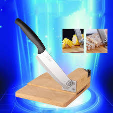 Multi Purpose Biltong, Cheese & Veggie Knife & Slicer With Wood Cutting Board