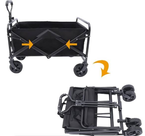 Outdoor Large Capacity Folding Wagon Truck Trolley