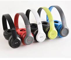 Bluetooth Portable Wireless Headphones with Built in Mic and Memory Card slot