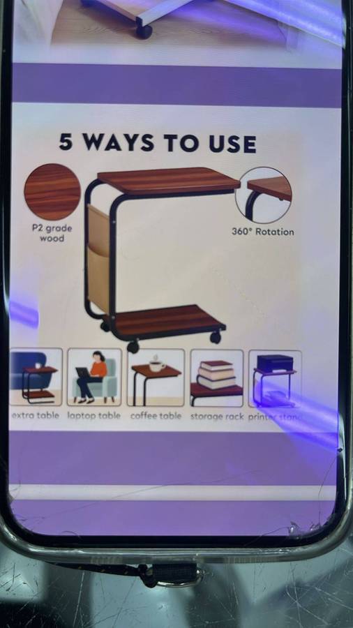 Multipurpose C Type/Bed Side/Coffee Table