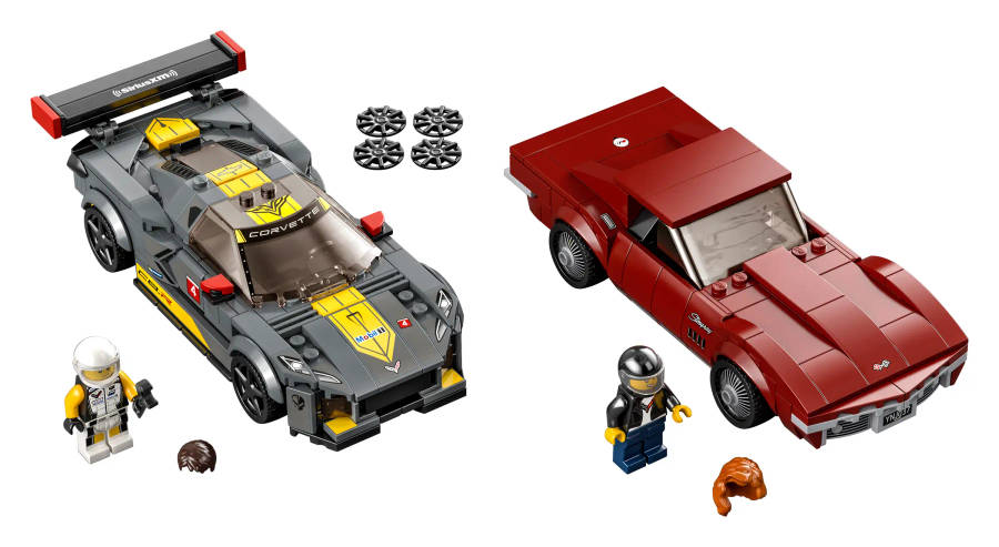 LEGO® Speed Champions - Chevrolet Corvette C8.R Race Car and 1969 Chevrolet Corvette (76903)