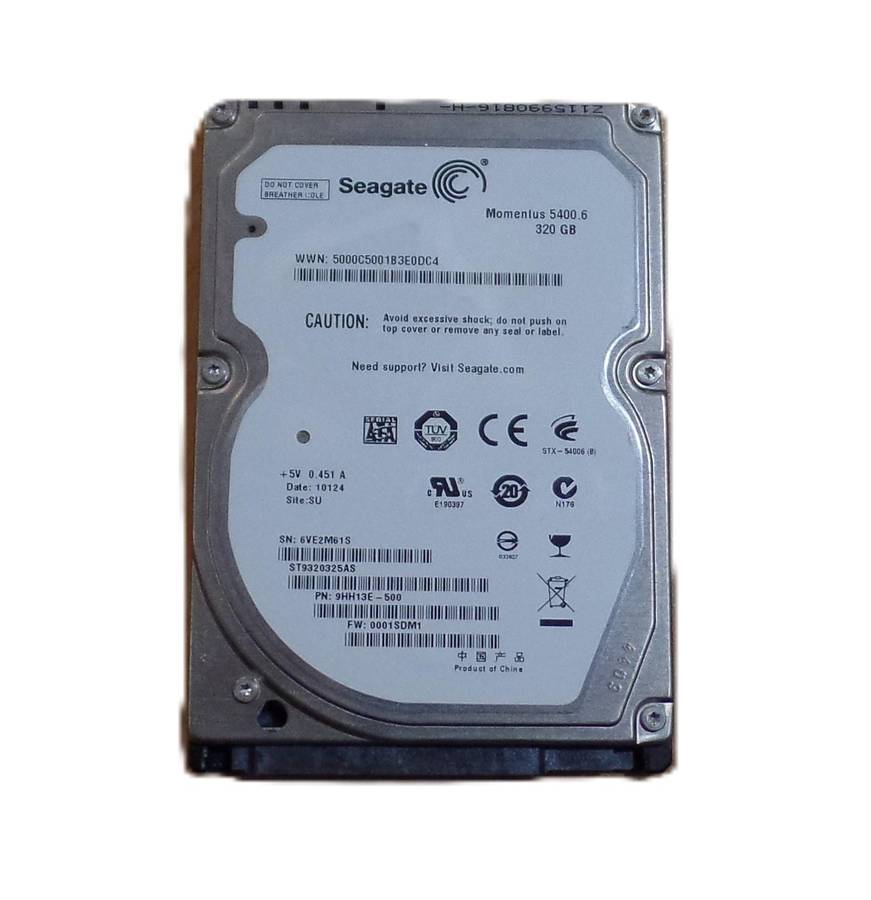 Seagate 320GB Laptop HDD *ON TIME 8 DAYS*