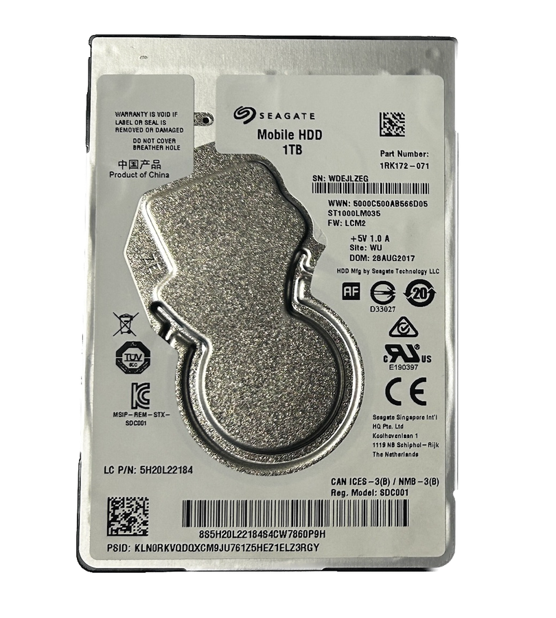 Seagate 1TB Laptop HDD