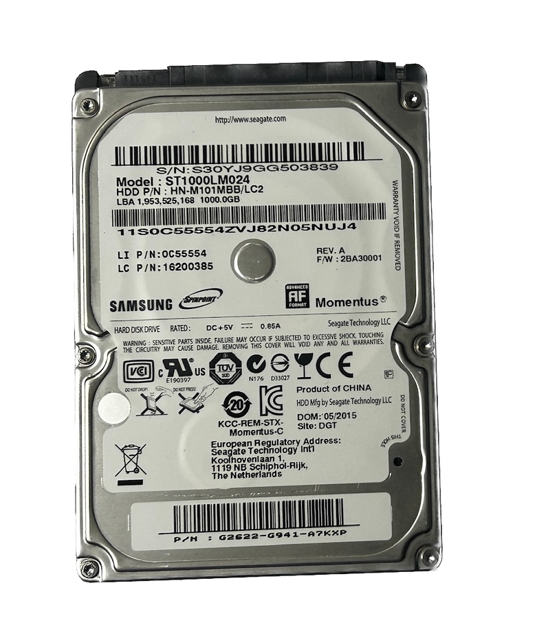 Samsung 1TB Laptop HDD
