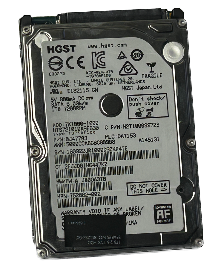 Hitachi 1TB Laptop HDD