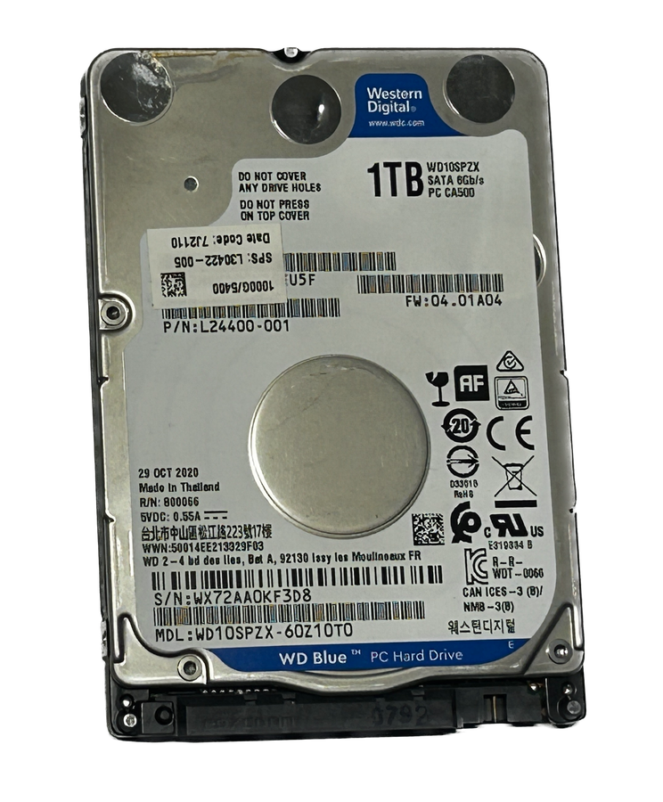 WD Blue 1TB Laptop HDD