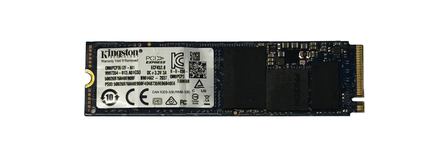 KINGSTON 512GB m.2 2280 PCIe 3.0 SSD