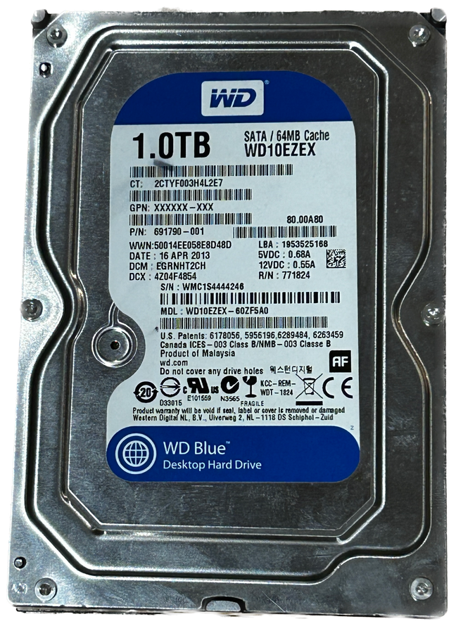 WD Blue 1TB Desktop HDD