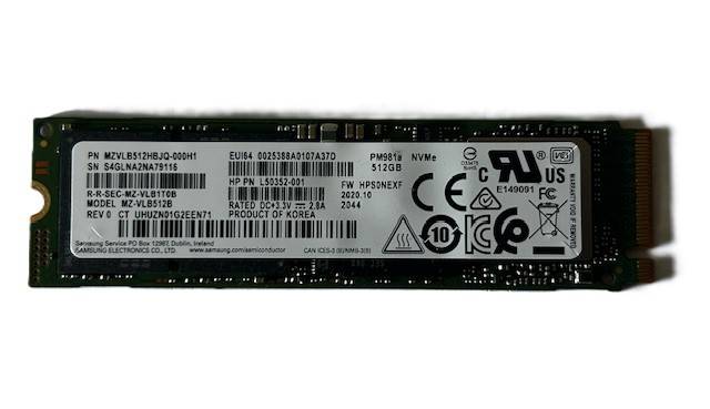 Samsung PM981a 512GB m.2 2280 NVMe SSD