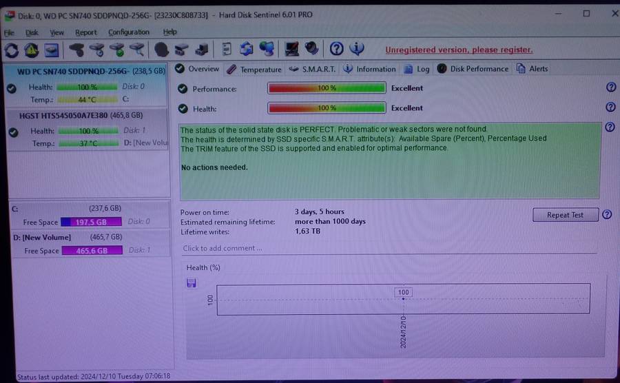 HP EliteDesk 705 G5 AMD Ryzen 5 Pro 3400 256GB SSD 500GB HDD 16GB RAM Mini PC