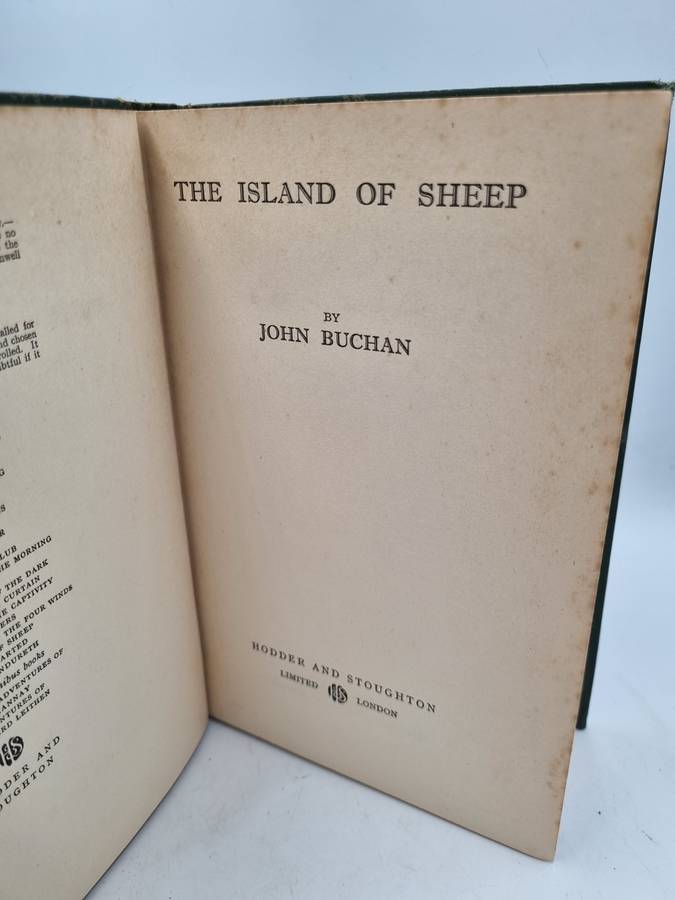 The Island of Sheep by John Buchan | First Edition Hodder & Stoughton, 1936
