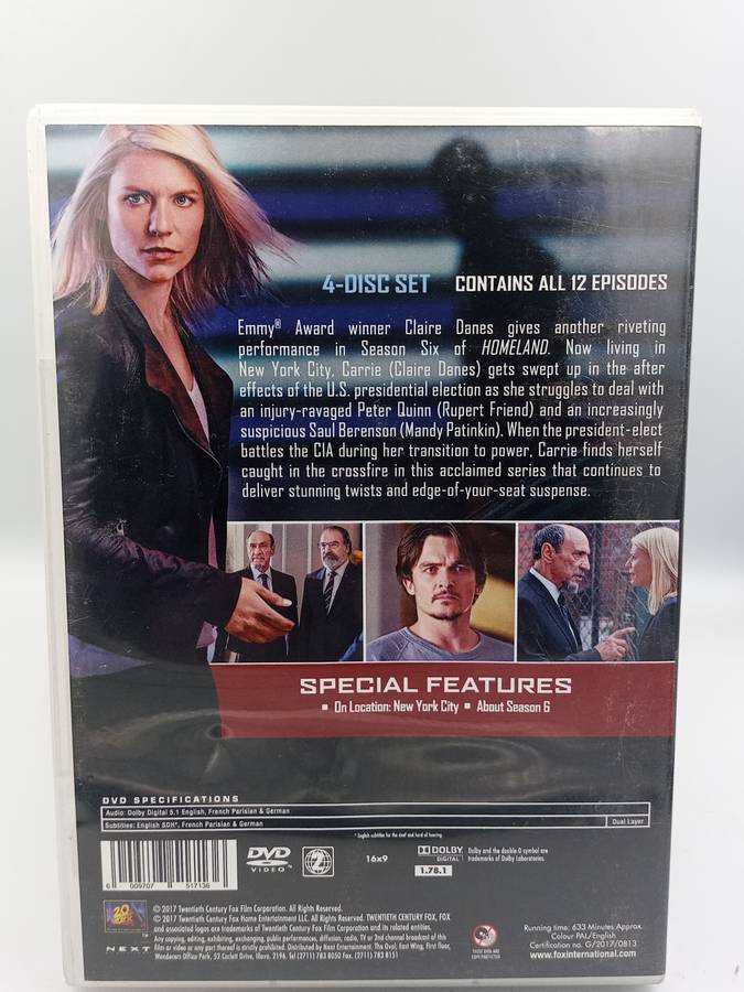 Homeland Sixth Season DVDs