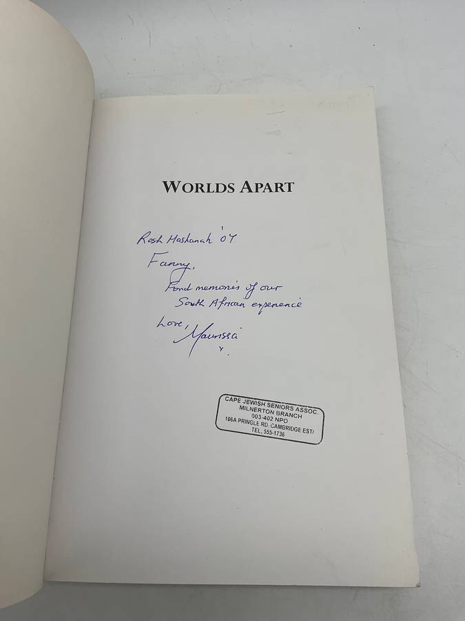 Worlds Apart: The Re-Migration of South African Jews by Colin  Tatz et al | Signed by all authors