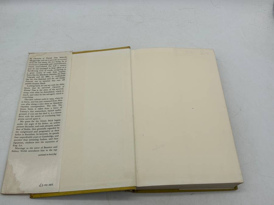 Chronicles of Wasted Time - Volume I: The Green Stick: by Malcolm Muggeridge