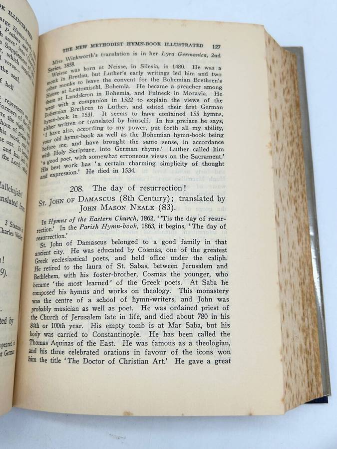 The New Methodist Hymn-Book Illustrated In History and Experience ~ John Telford First Edition 1934