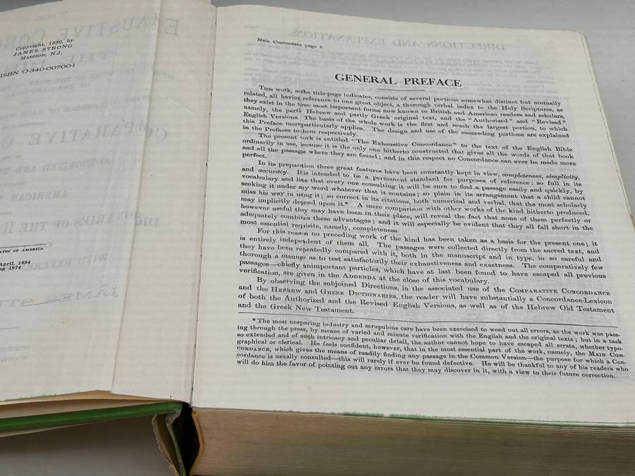 Strong's Exhaustive Concordance of the Bible
