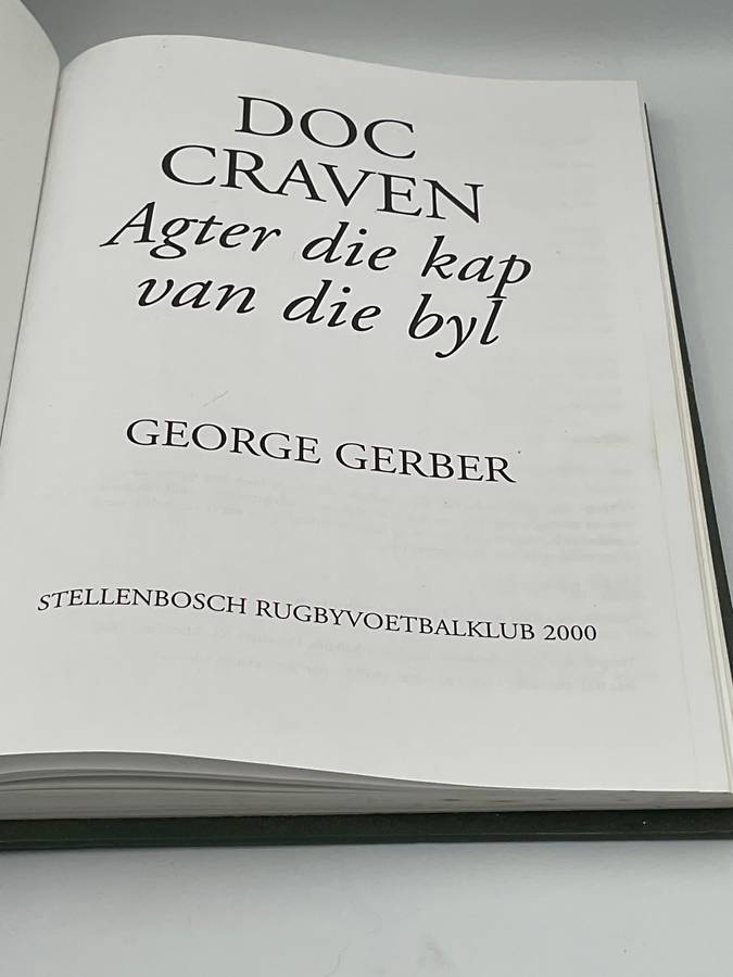 Dok Craven - Agter die kap van die byl - George Gerber