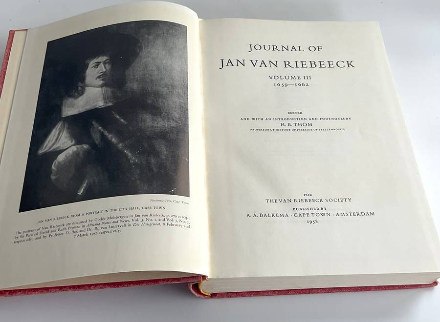 Journal of Jan van Riebeeck Volume 1-3