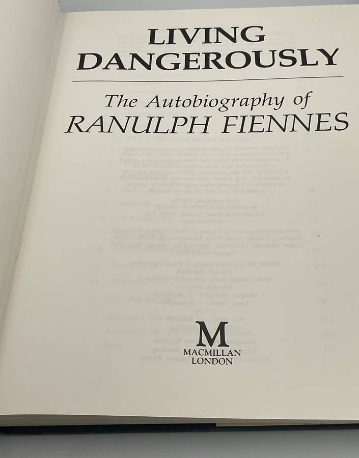 Living Dangerously by Ranulph Fiennes