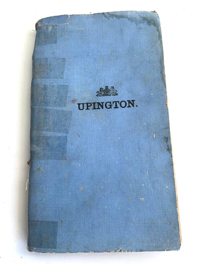 Old Canvas Map of Upington Area