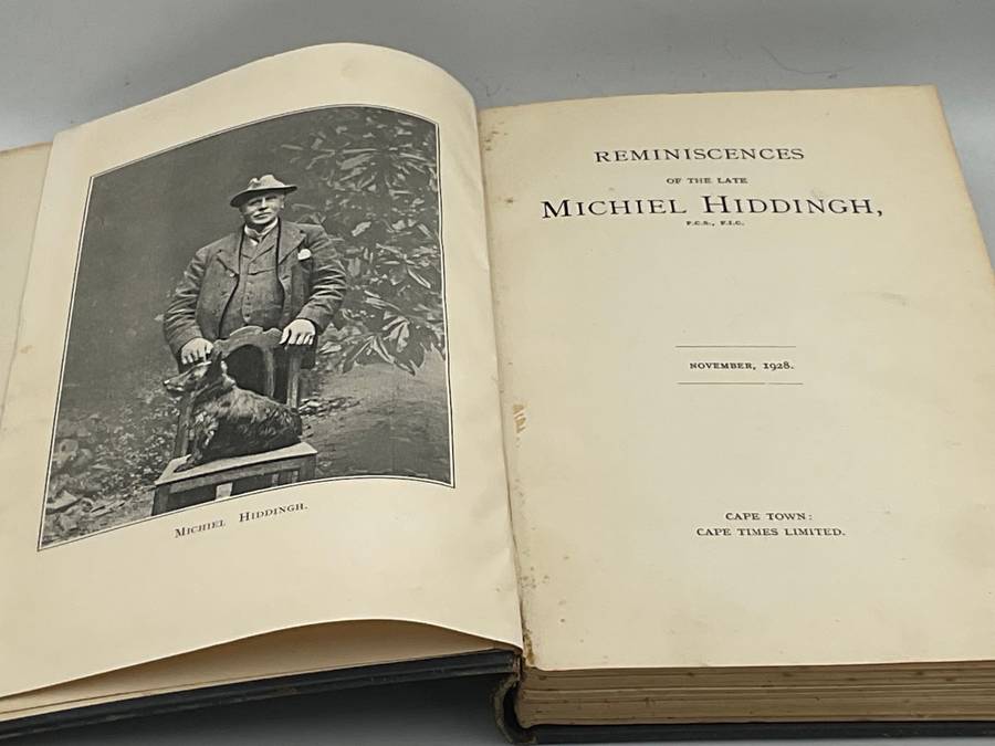 Reminiscences of the Late Michiel Hiddingh by John Hiddingh 1928