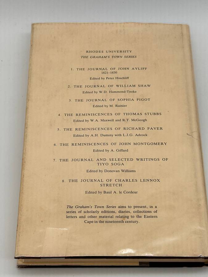 The Journal of Charles Lennox Stretch. The Grahams Town Series. Edited by Basil le Cordeur