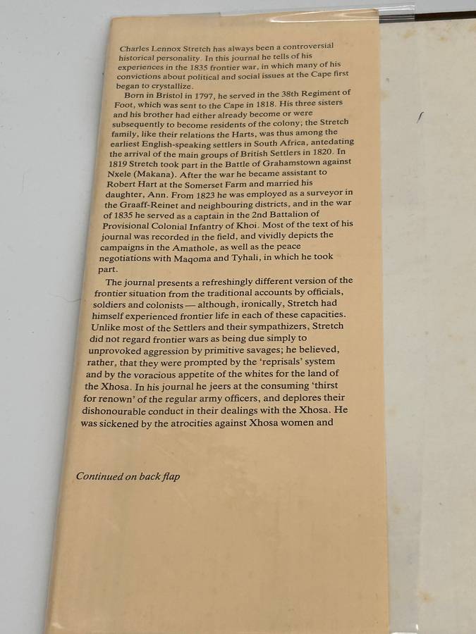 The Journal of Charles Lennox Stretch. The Grahams Town Series. Edited by Basil le Cordeur