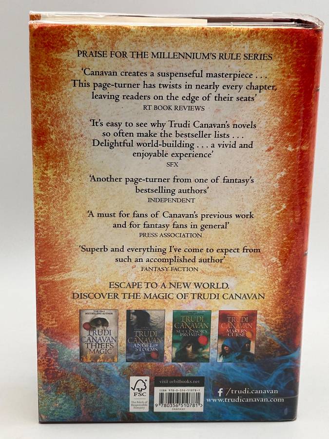 Maker's Curse by Trudi Canavan| Millennium's Rule #4 ~ Large Format Hard Cover