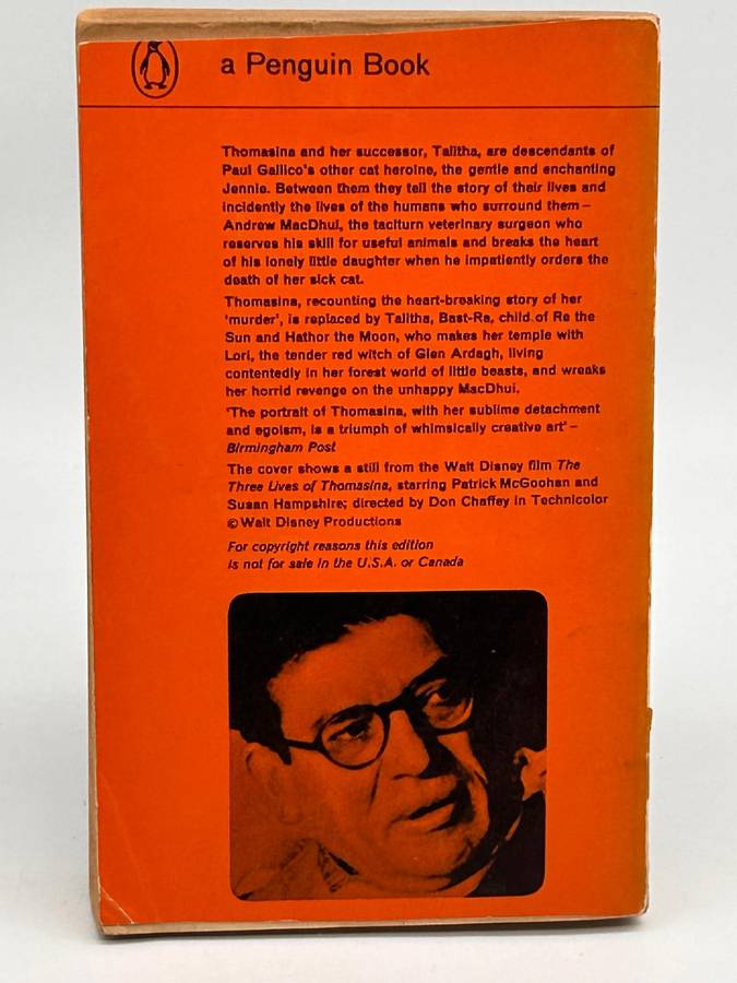 Thomasina by Paul Gallico 1964