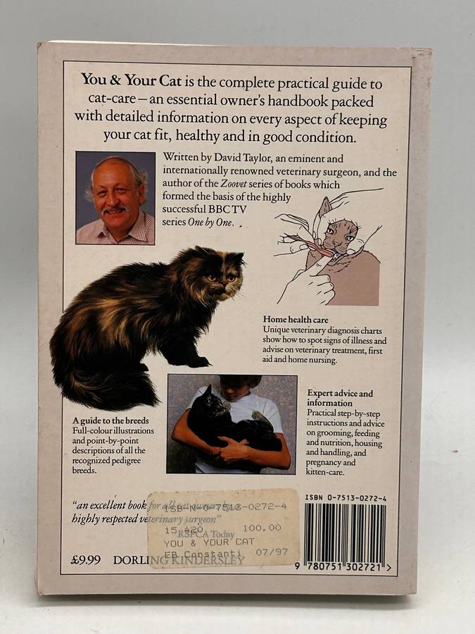 You & Your Cat - Guide to their care, health and behaviour by David Taylor