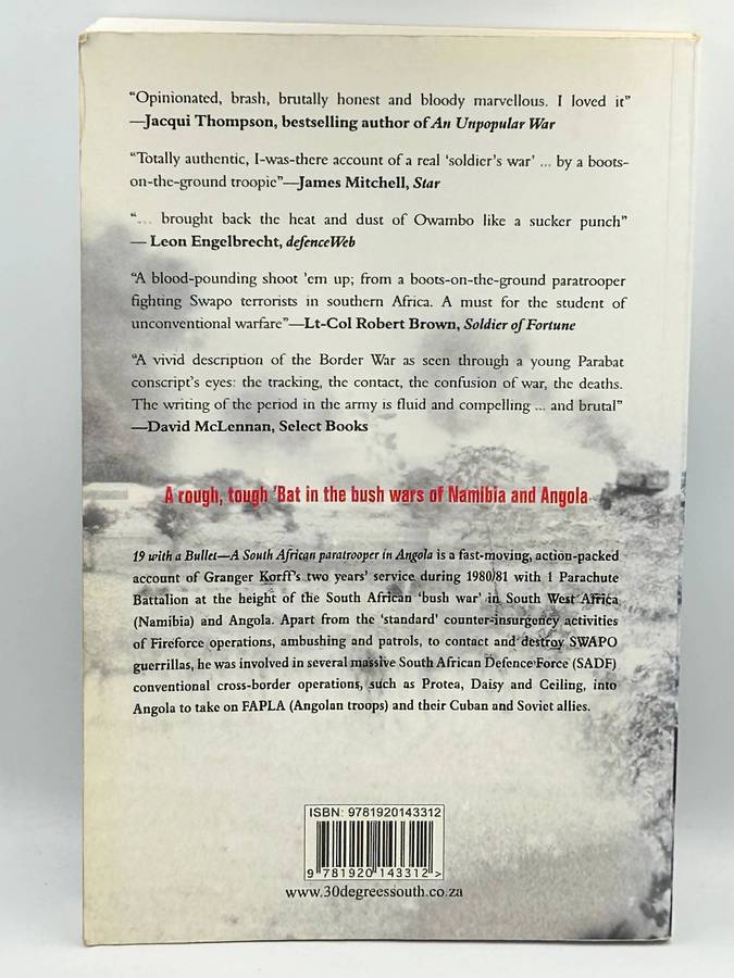 19 With A Bullet - Granger Korff | A SA paratrooper in Angola