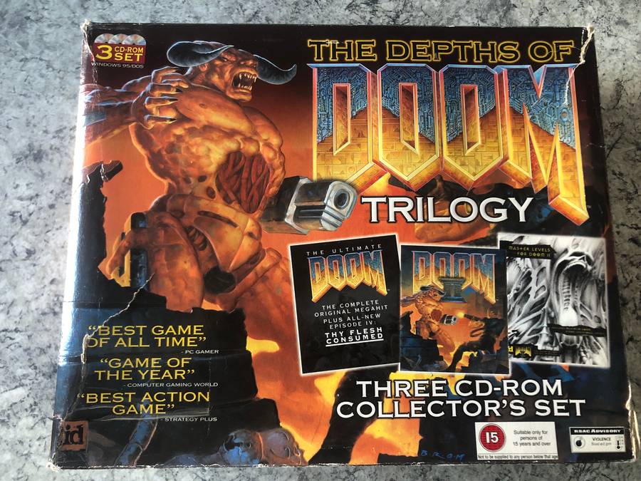 The Depths Of Doom Trilogy - PC Big Box 3 Disks 1997 Rare!!