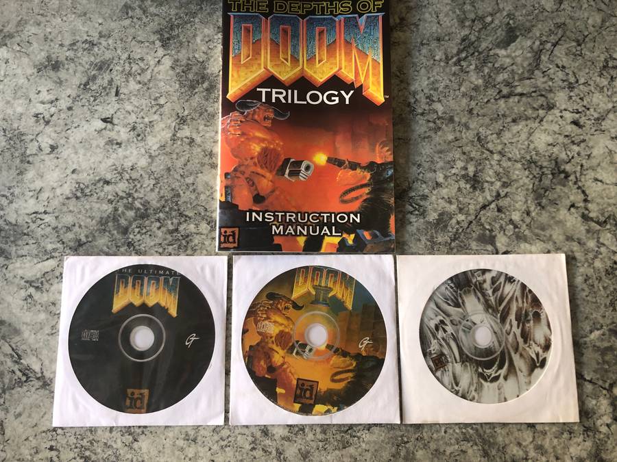 The Depths Of Doom Trilogy - PC Big Box 3 Disks 1997 Rare!!