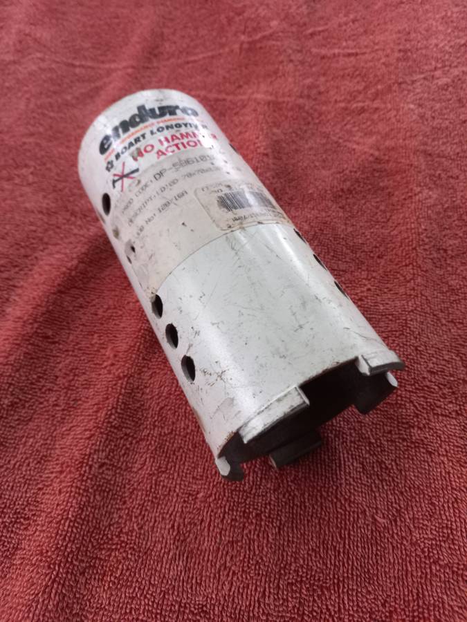Core drill dry-cut diamond tipped 78mm x 130mm (unused)