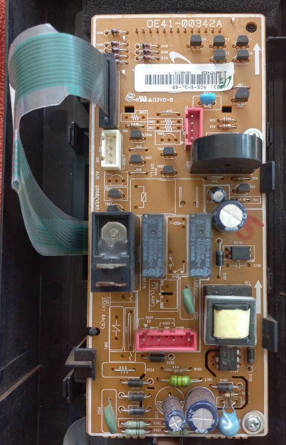 Samsung microwave oven pc board with touch control pad MW6194ST ME6194ST